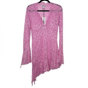 I.AM.GIA Pink Long Sleeve Dress